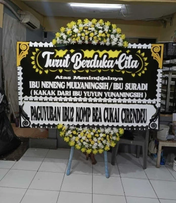 Papan Bunga di Cibunigeulis Bungursari